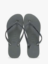 Teenslippers Slim Glitter Ii Havaianas Grijs women 4146975F